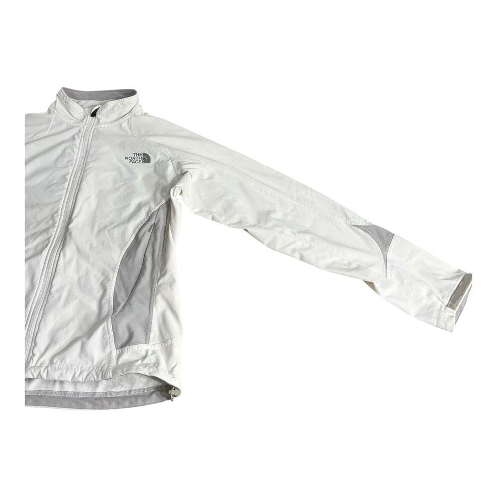 The North Face Flight Series Women Cream Jacket Size L Athletic Pockets Zipper - Picture 4 of 16